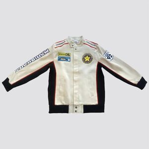 Mario -  Kart Canvas Racing Jacket Egret - L White